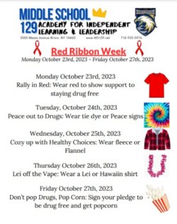 Red Ribbon Week flyer